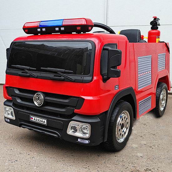 детский электромобиль A222AA пожарная машина